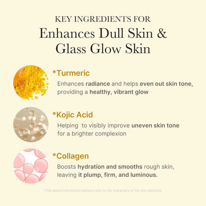 Kojic Turmeric Night Mask – verheldert & lift tijdens slaap (75ml)