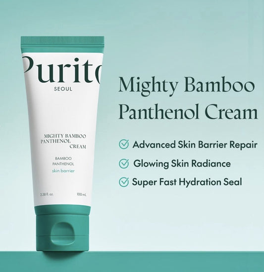 Mighty Bamboo Panthenol Cream 100ml - versterkt & hydrateert gevoelige huid