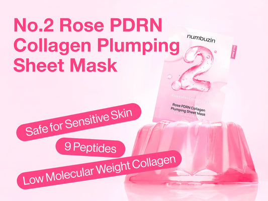 No.2 Rose PDRN Collagen Plumping Sheet Mask