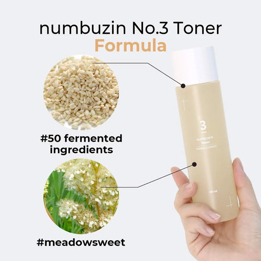 No.3 Toner – hydrateert & verheldert doffe huid (200ml)