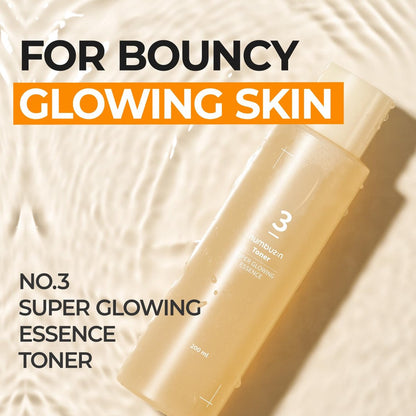 No.3 Toner – hydrateert & verheldert doffe huid (200ml)
