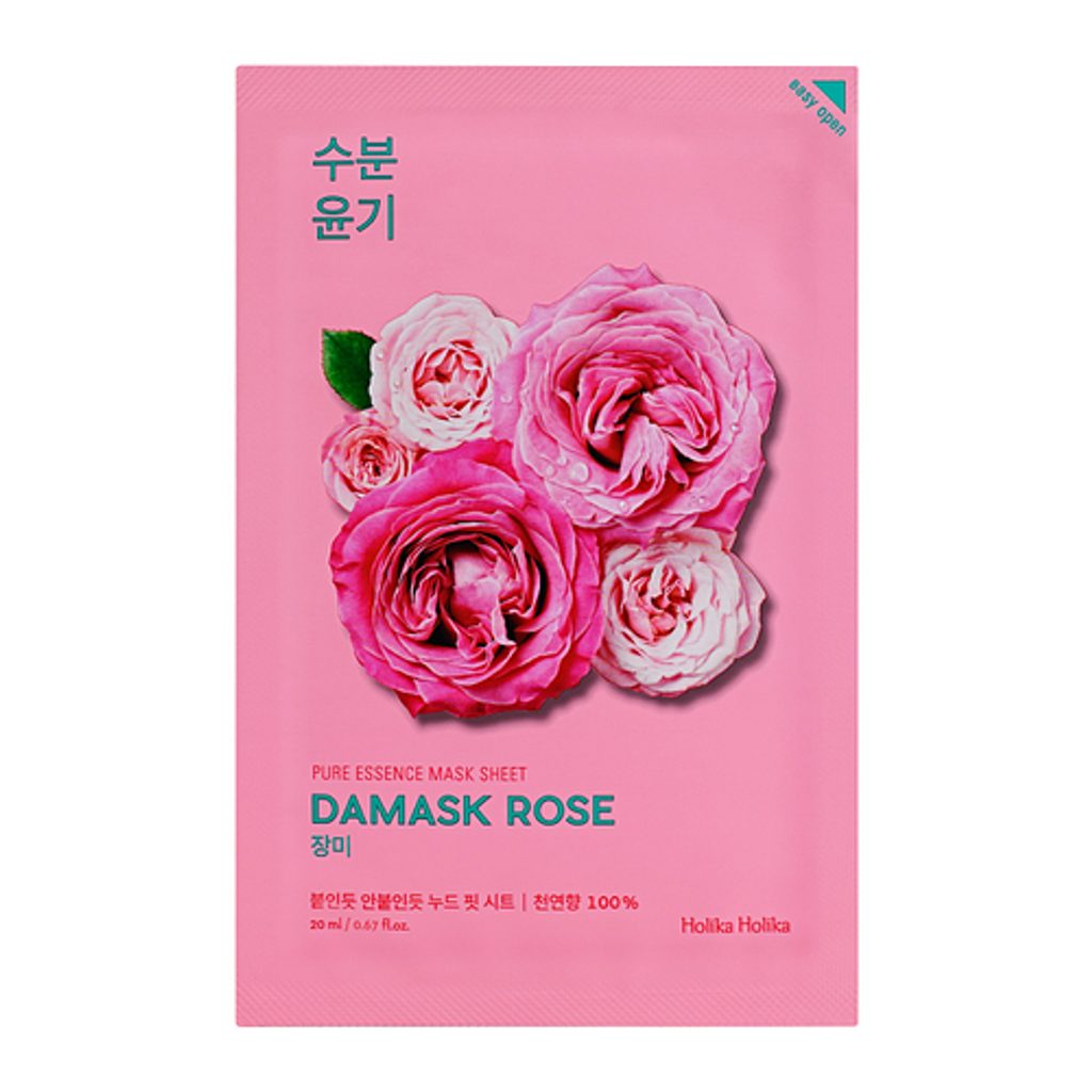 Pure Essence Mask Sheet Damask Rose 20ml