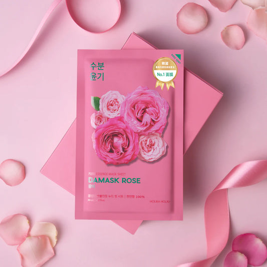 Pure Essence Mask Sheet Damask Rose 20ml