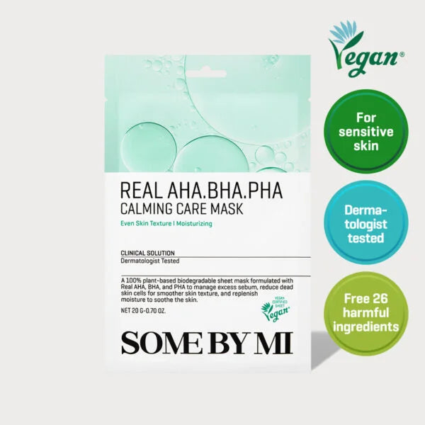 Real AHA BHA PHA Calming Care Mask