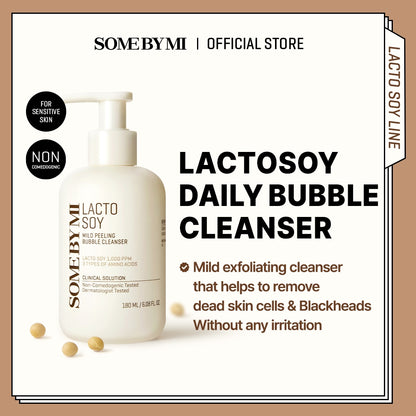 Lacto Soy Mild Bubble Peeling Cleanser 180ml - Exfoliërende Reiniging