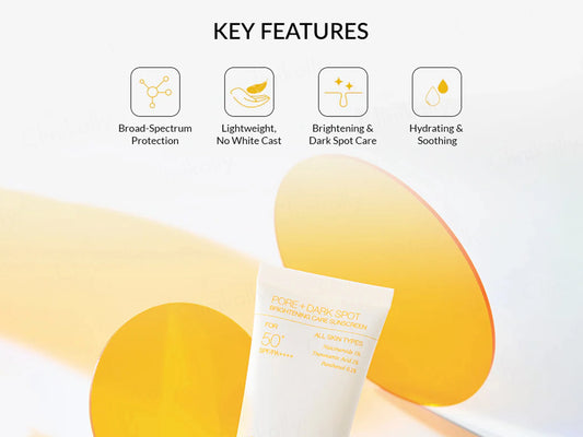 Pore+Dark Spot Brightening Care Sunscreen 50ml