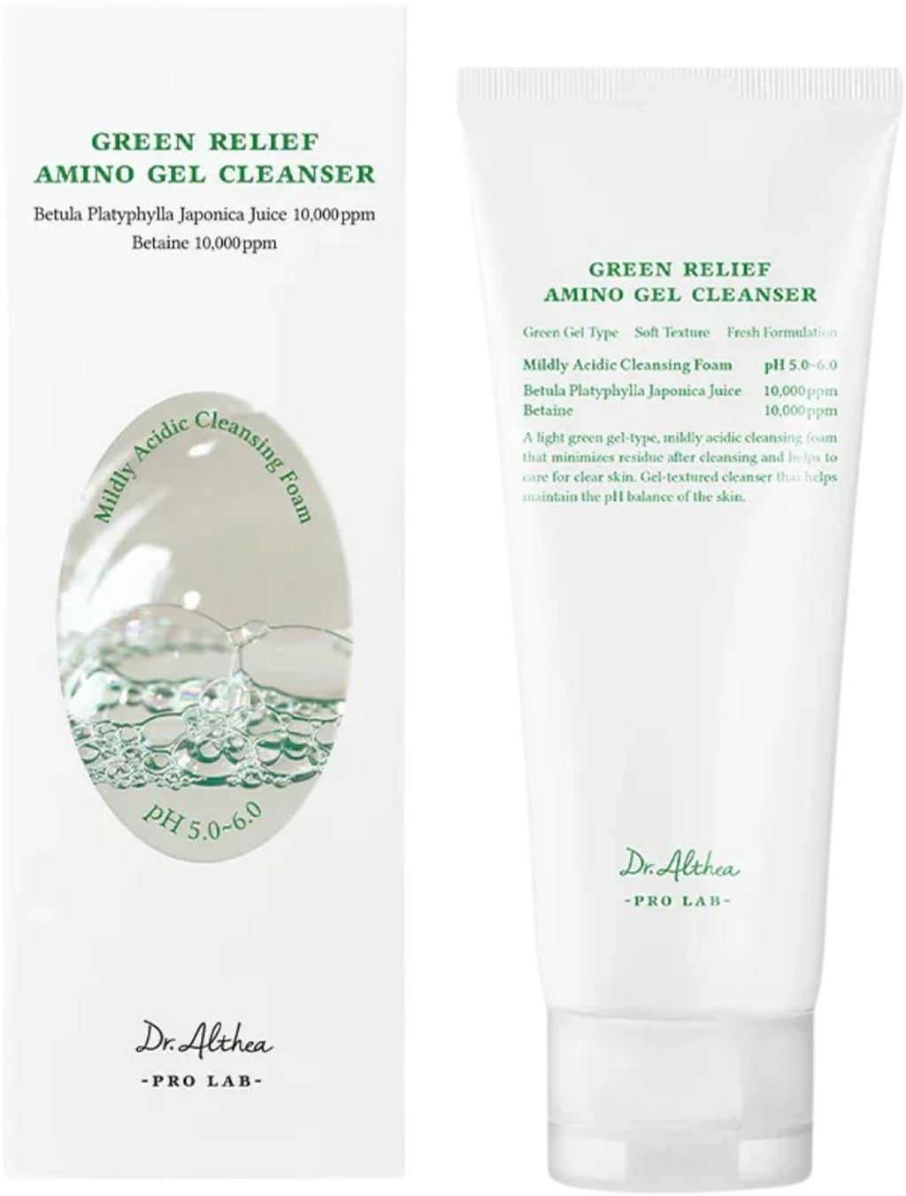 Green Relief Amino Gel Cleanser (100ml)