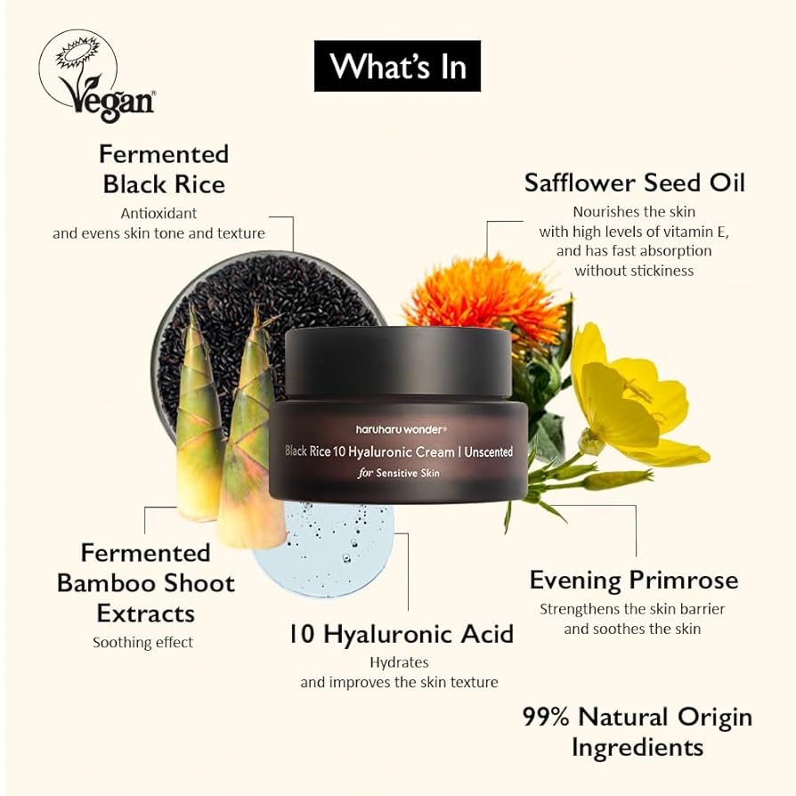 Black Rice Cream – Intense Hydratatie & Verzorging 50ml