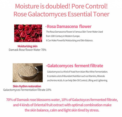 Rose Galactomyces Toner – Verhelderende & Hydraterende Toner 200ml