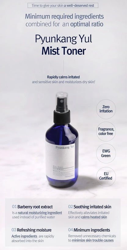 Mist Toner 100ml – kalmeert & hydrateert direct