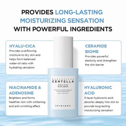 Madagascar Centella Hyalu-Cica Blue Serum 50ml – Hydraterend & kalmerend